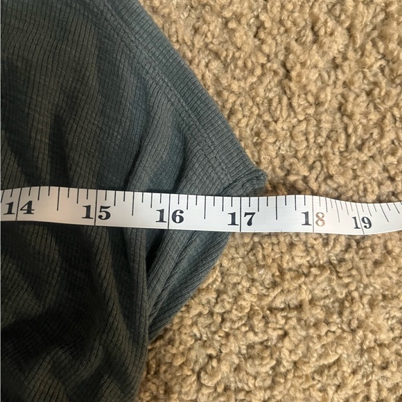 Aerie Ribbed Soft Cut Out Tie Front Dress Size Small - Picture 12 of 12